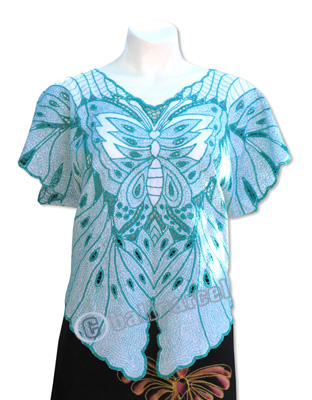 Embroidered, Made Form Rayon Top