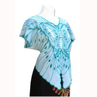 Embroidered, Made Form Rayon Top