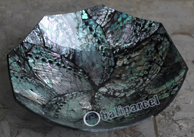 Bowl, Made From Shell With Resin