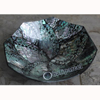 Bowl, Made From Shell With Resin