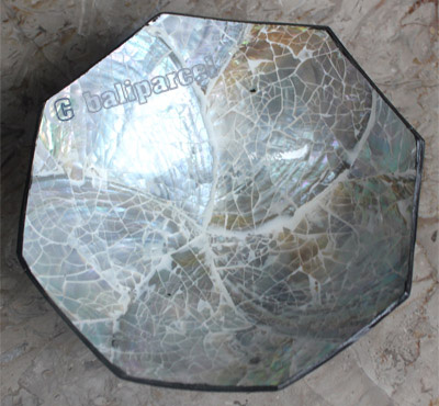 Bowl, Made From Shell With Resin
