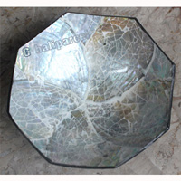Bowl, Made From Shell With Resin