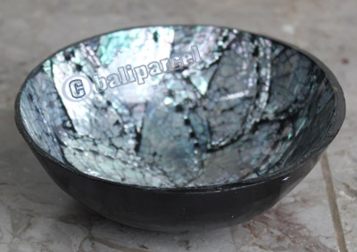 Bowl, Made From Shell With Resin
