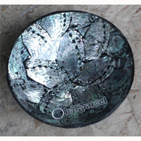 Bowl, Made From Shell With Resin