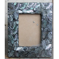 Picture Frame, Made From Shell With Resin