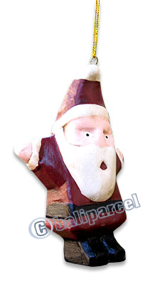 Christmas Decoration, Made From Albesia Wood 