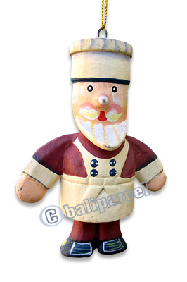 Christmas Decoration, Made From Albesia Wood 
