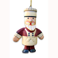 Christmas Decoration, Made From Albesia Wood 
