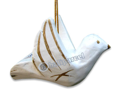Christmas Decoration, Made From Albesia Wood 