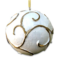 Christmas Decoration, Made From Albesia Wood 