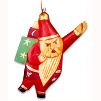 Christmas Decoration, Made From Albesia Wood 