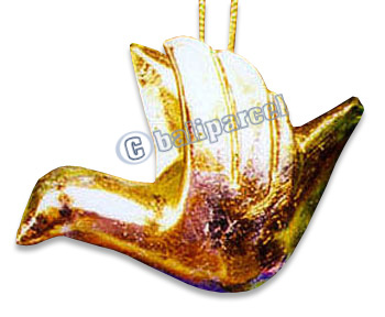 Christmas Decoration, Made From Albesia Wood 