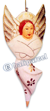 Christmas Decoration, Made From Albesia Wood 