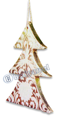 Christmas Decoration, Made From Albesia Wood 