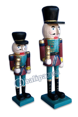 Christmas Decoration, Made From Albesia Wood 