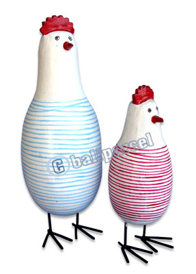 Christmas Decoration, Made From Albesia Wood 