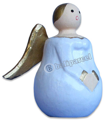 Christmas Decoration, Made From Albesia Wood 