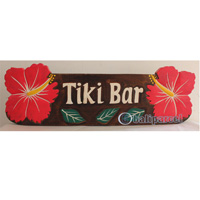 Wooden Tiki Wallhanging, Hand Carved From Albesia Wood