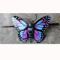 Hair Clip, Made From Leather With Sono Wood