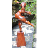 Wooden Figure, Hanndcrafted From Suar Wood
