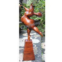 Wooden Figure, Hanndcrafted From Suar Wood