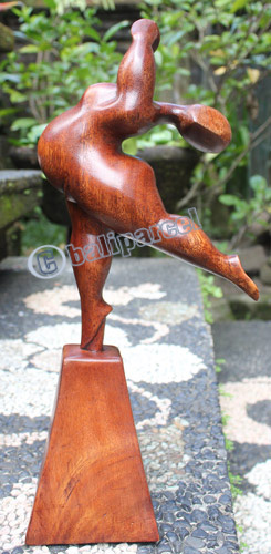 Wooden Figure, Hanndcrafted From Suar Wood
