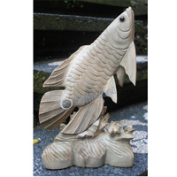 Wooden Fish, Hand Carved From Waru Wood