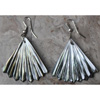 Earring, Made From Shell With Carving