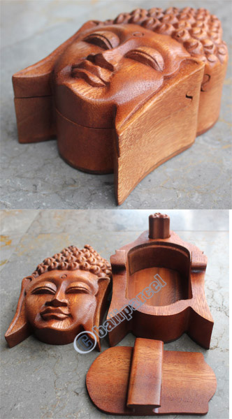 Wooden Box, Hand Carved From Sono Wood