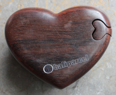 Wooden Box, Hand Carved From Sono Wood