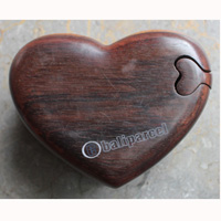 Wooden Box, Hand Carved From Sono Wood