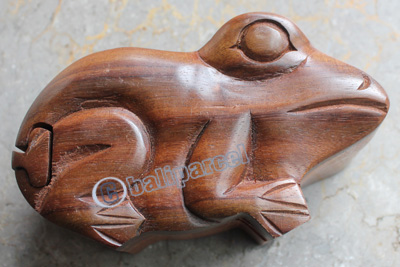 Wooden Box, Hand Carved From Sono Wood
