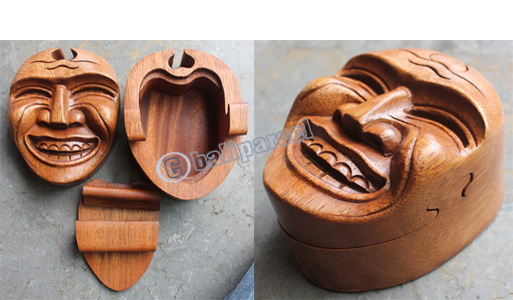 Wooden Box, Hand Carved From Sono Wood