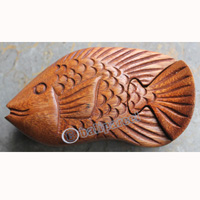Wooden Box, Hand Carved From Suar Wood