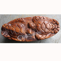 Wooden Box, Hand Carved From Suar Wood
