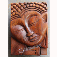 Wooden Box, Hand Carved From Suar Wood