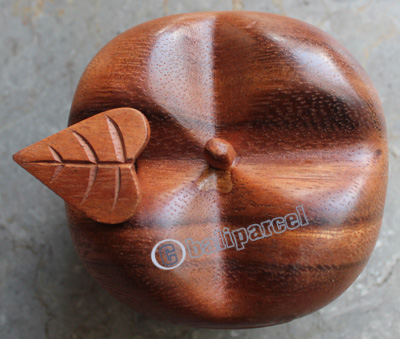 Wooden Box, Hand Carved From Suar Wood