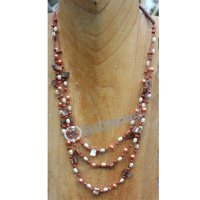 Necklace, Made From Shell And Beads