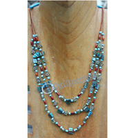Necklace, Made From Shell And Beads