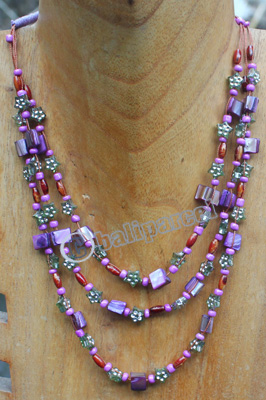 Necklace, Made From Shell And Beads