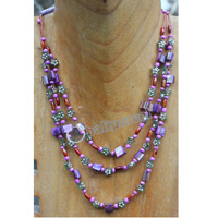 Necklace, Made From Shell And Beads
