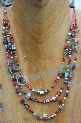 Necklace, Made From Shell And Beads
