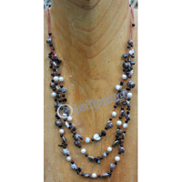 Necklace, Made From Shell And Beads