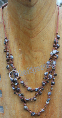 Necklace, Made From Shell And Beads