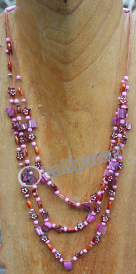 Necklace, Made From Shell And Beads