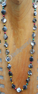 Necklace, Made From Shell And Beads