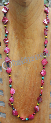 Necklace, Made From Shell And Beads