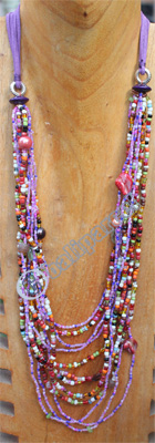 Necklace, Made From Glassbeads