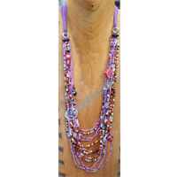 Necklace, Made From Glassbeads
