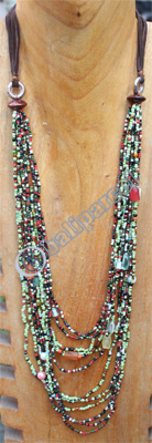 Necklace, Made From Glassbeads